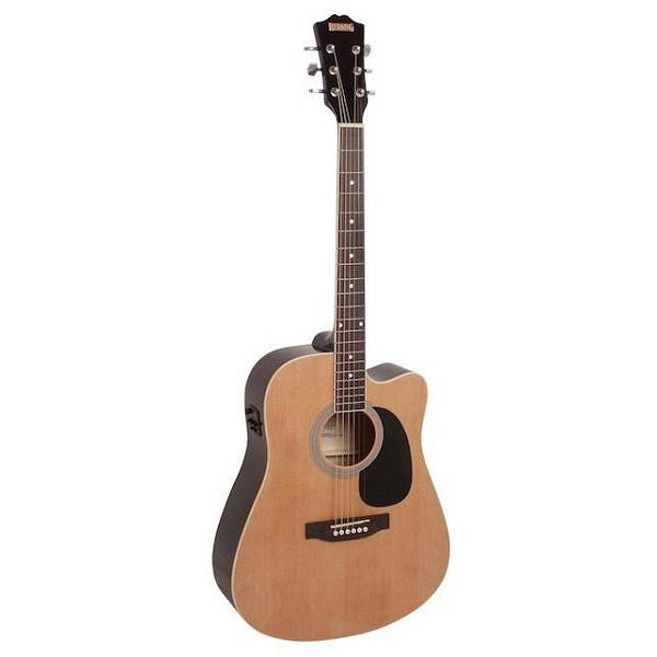 Redding RED50CE Dreadnought Acoustic w/ Pickup - Natural