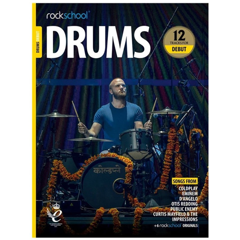 Rockschool Drums 2018-2024 Book/OLA - Debut