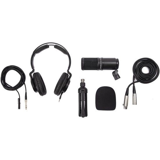 Zoom ZDM1 Podcasting Mic Pack w/ Headphone, Stand, Mic & Cables