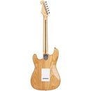 SX ASH2M Ash Series Strat Style Electric Guitar - Natural