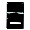 Strat Style Single Slot Back Plate - 3-Ply Black