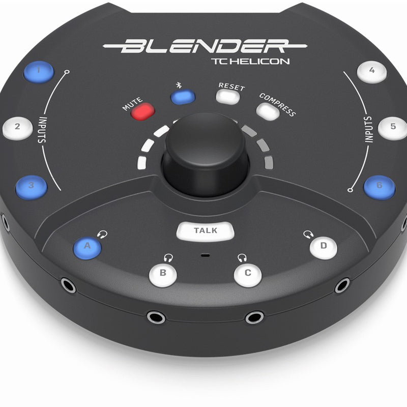 TC Helicon BLENDER Portable 12 x 8 Stereo Mixer w/ USB Connectivity
