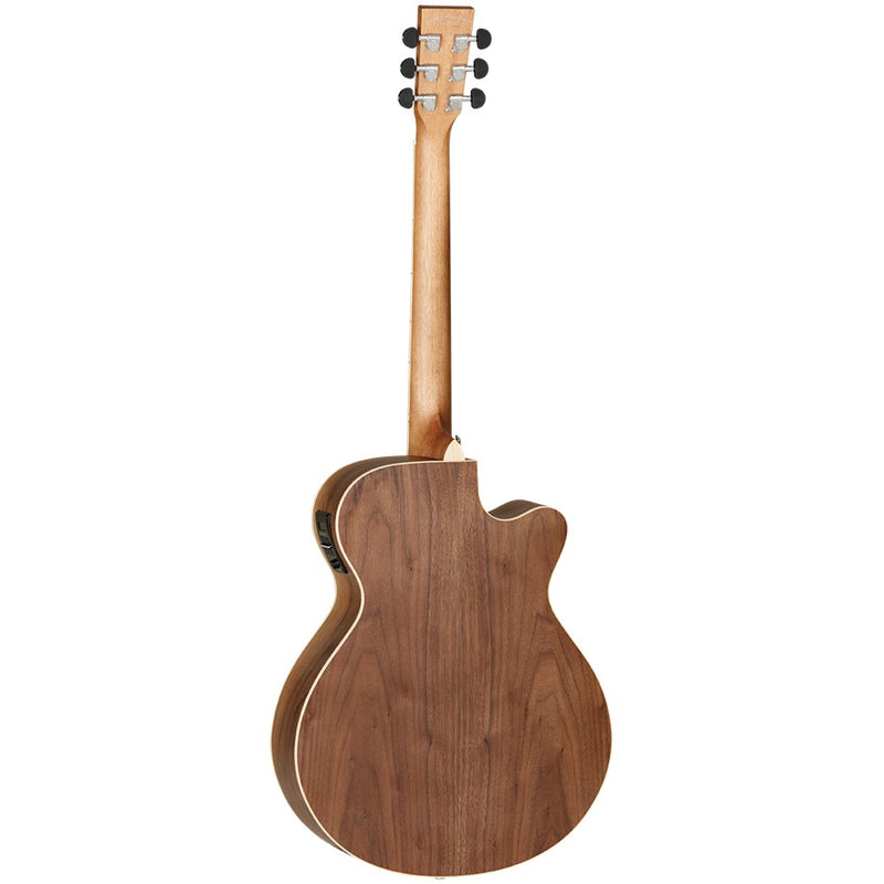Tanglewood TDBT-SFCEBWLH Discovery Exotic Left Handed Acoustic Guitar - Black Walnut