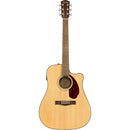 Fender CD-140SCE Dreadnought Guitar w/ Pickup and Case
