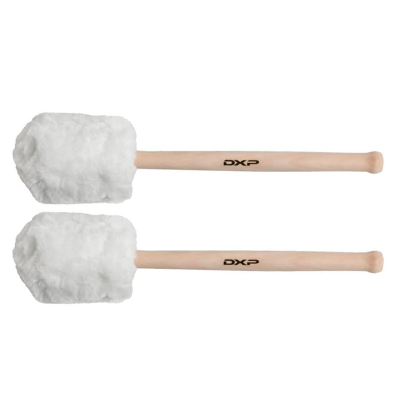 DXP DBT300 Bass Drum Mallets - Large Synthetic Lamb's Wool Head