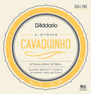 D'Addario EJ93 Cavaquinho Stainless Steel Wound 4 Strings, Full Set