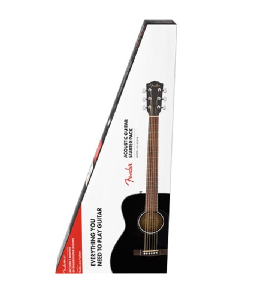 Fender CC-60S Concert Guitar Pack V2 - Black