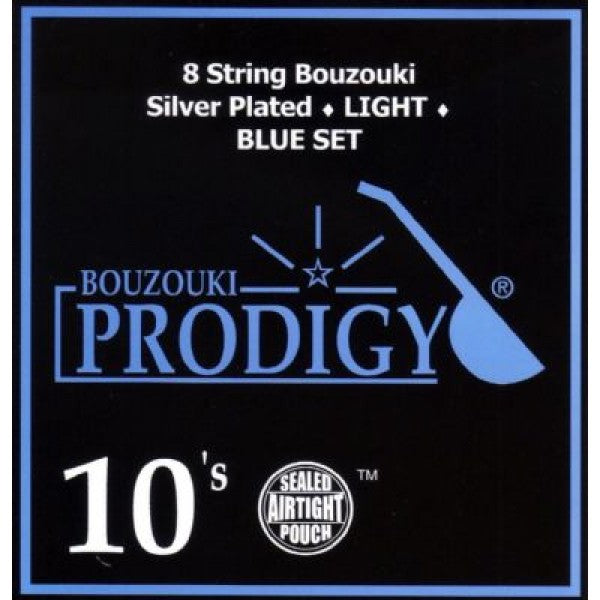 Prodigy Blue 8 String Bouzouki Strings - Light Gauge