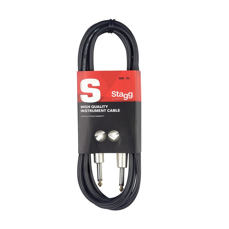 Stagg SGC6DL 1/4" Jack Deluxe Instrument Cable - 20ft / 6m