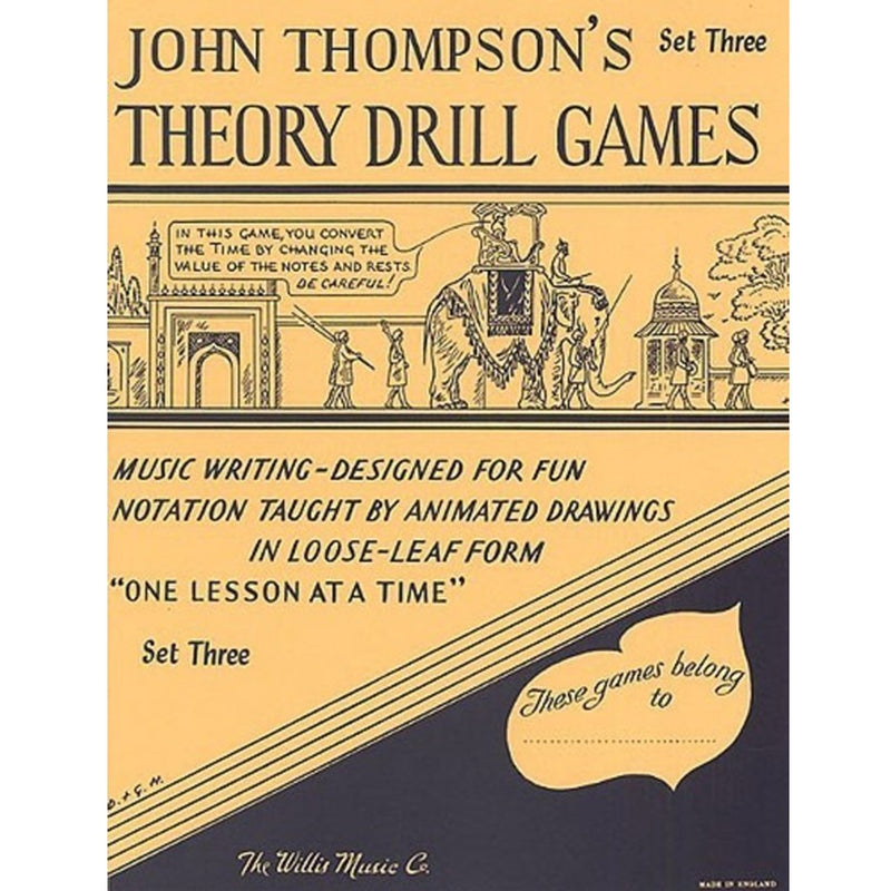 John Thompson's Theory Drill Games Set 3