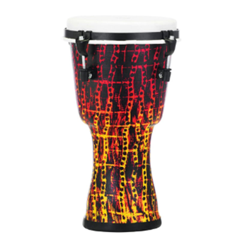 Pearl Top Tuned Synthetic Shell Djembe 8" - Tribal Fire