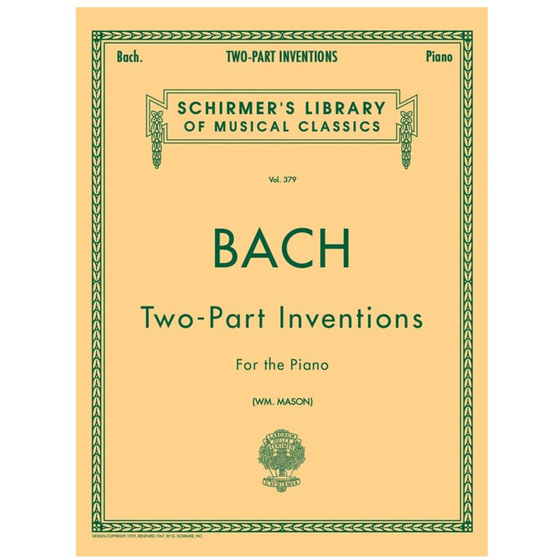 Bach 15 Two-Part Inventions for Piano