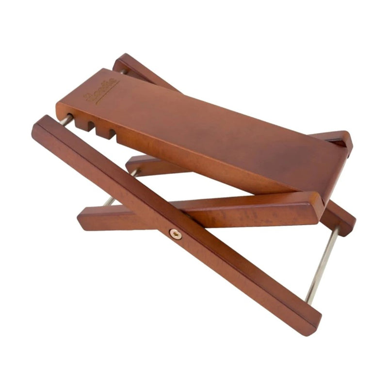 Fretz 'Woodie' Adjustable Guitar Footstool (Stain)