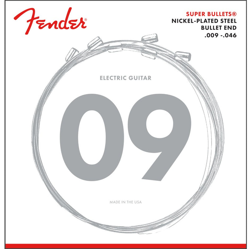 Fender 3250LR Super Bullets 9-46 Nickel Steel Electric Guitar Strings