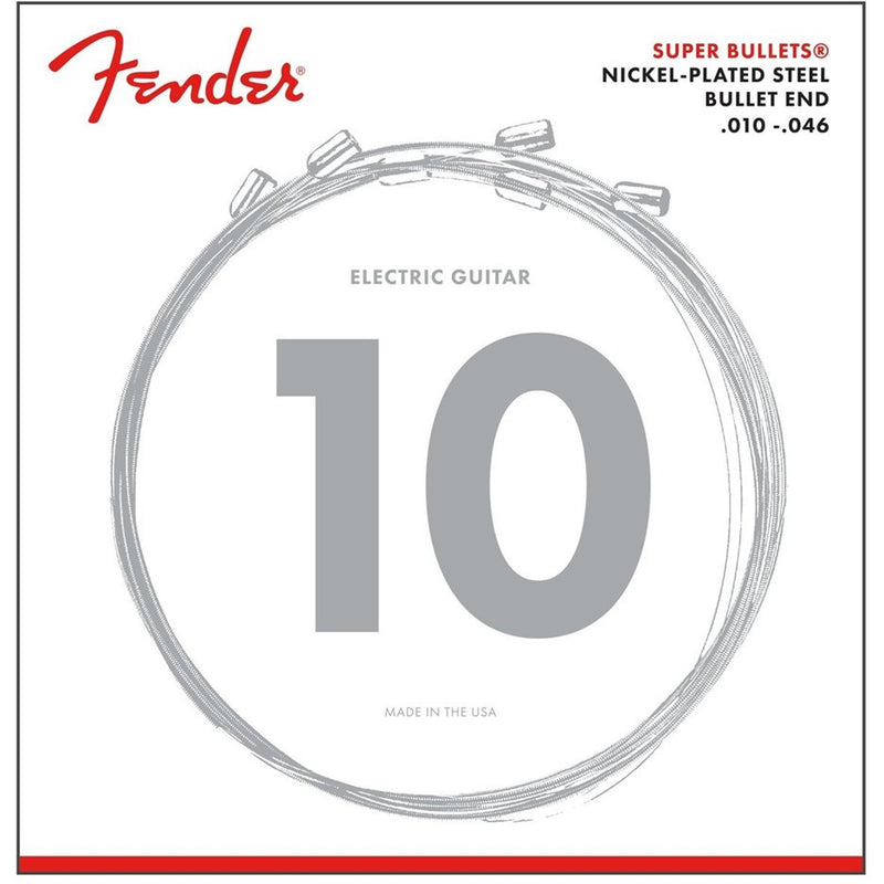 Fender 3250R Super Bullets Nickel Steel Electric Guitar Strings - 10 - 46