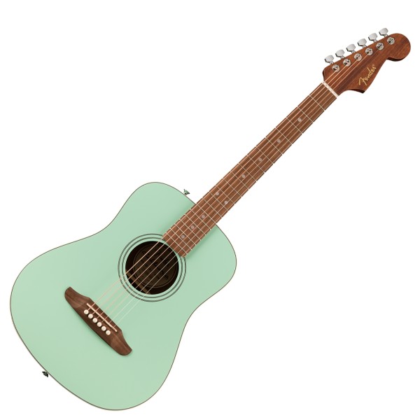 Fender California Standard Redondo Mini Acoustic Guitar w/ Bag - Surf Green