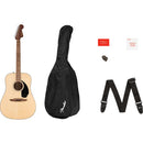 Fender California Standard Redondo Acoustic Guitar Pack w/ Gig Bag, Strap, Picks & Strings
