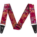 Fender Satin Dragon 2" Guitar Strap - Wine