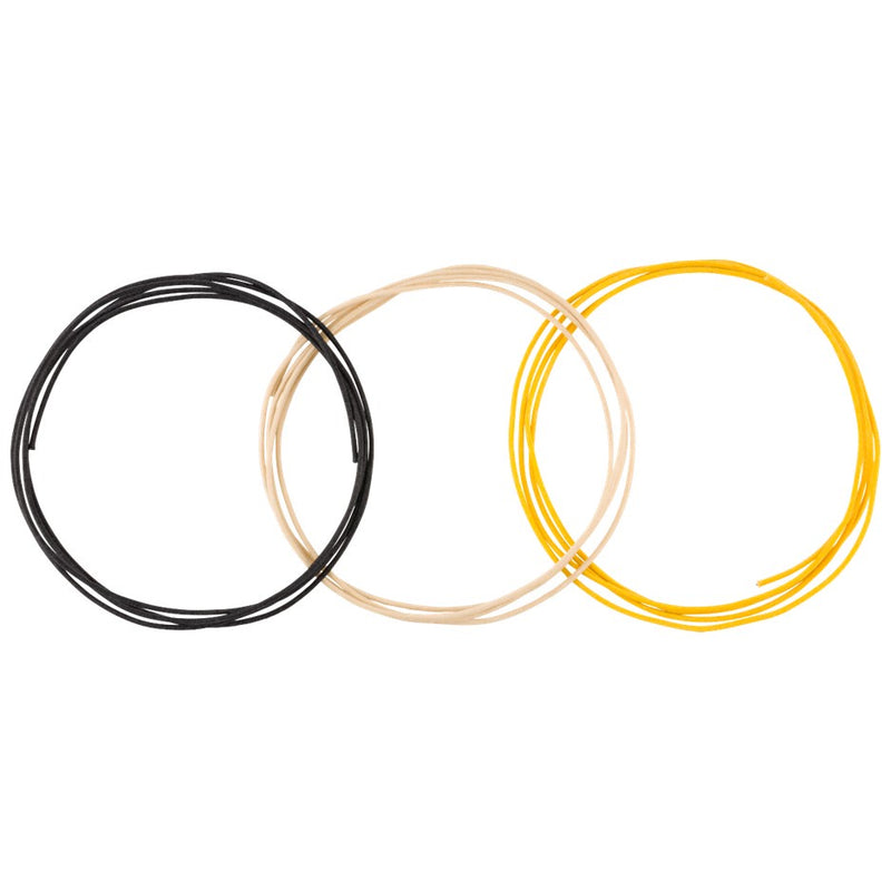 Fender Pure Vintage, 22 AWG, Black / White / Yellow - 5ft