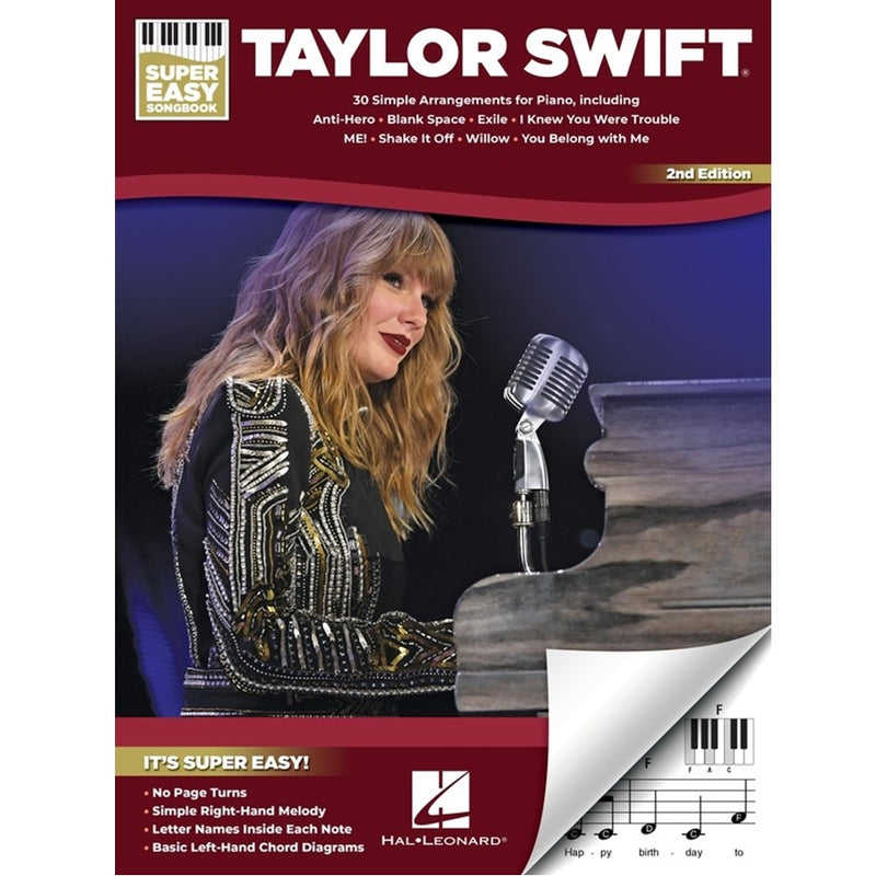 Taylor Swift - Super Easy Songbook - 2nd Edition Piano