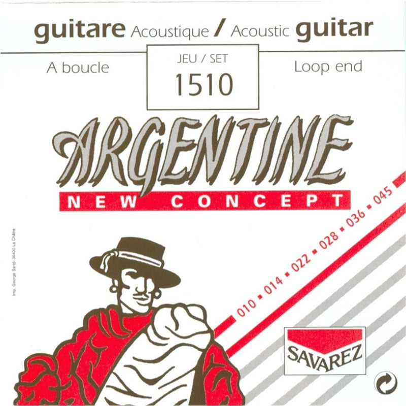 Savarez Argentine Jazz Manouche Guitar Strings Loop End 10 - 45