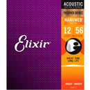 Elixir 16077 Nanoweb Phosphor Bronze Light / Medium - 12-56