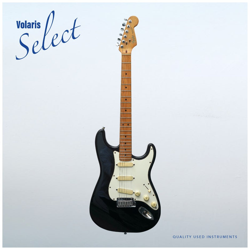 1989 Fender USA Deluxe Standard Stratocaster - Maple Fingerboard, Black | Volaris Select