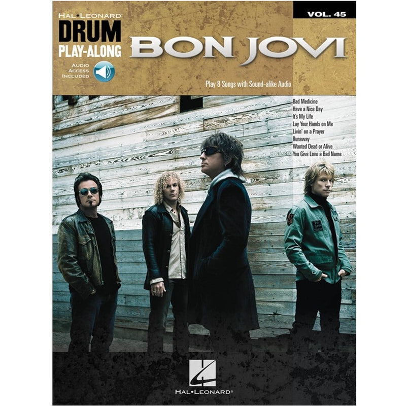 Bon Jovi Drum Play-Along Volume 45