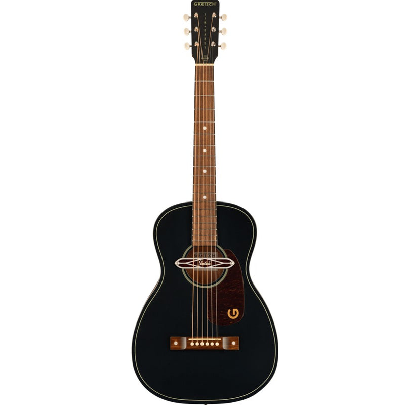 Gretsch Jim Dandy Deltoluxe Parlor Acoustic Guitar w/ Pickup - Black Top