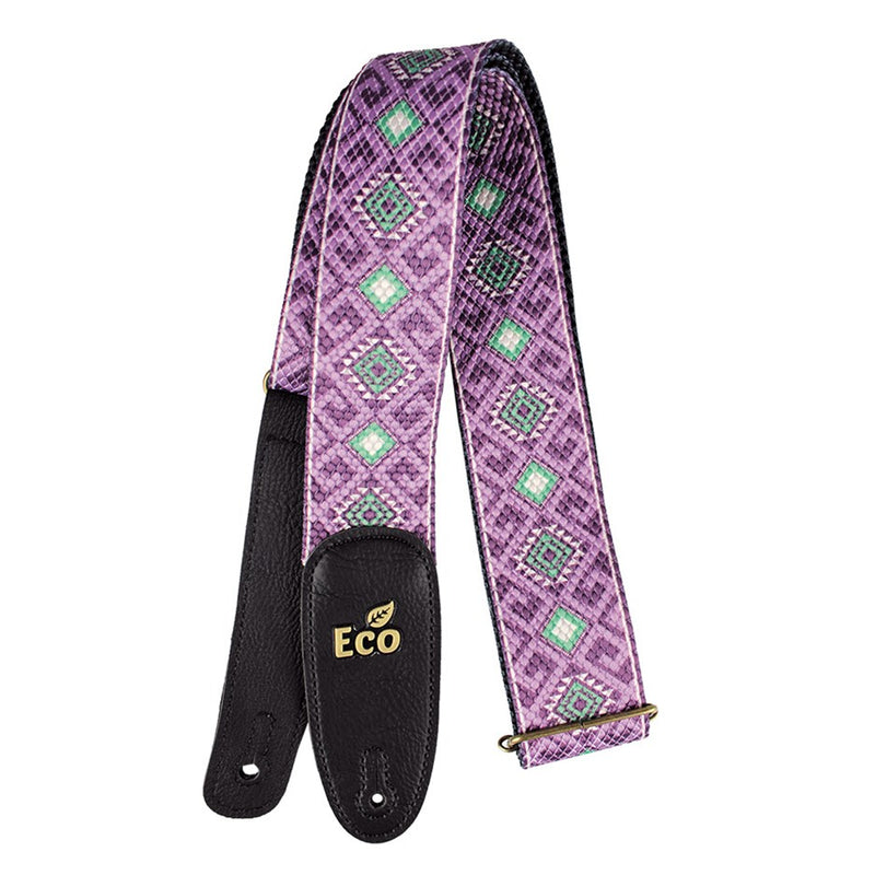 EcoStrap ECO25 Guitar Strap - Native Purple