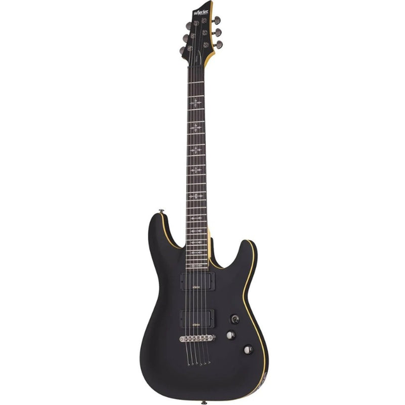 Schecter Demon-6 Electric Guitar - Aged Black Satin