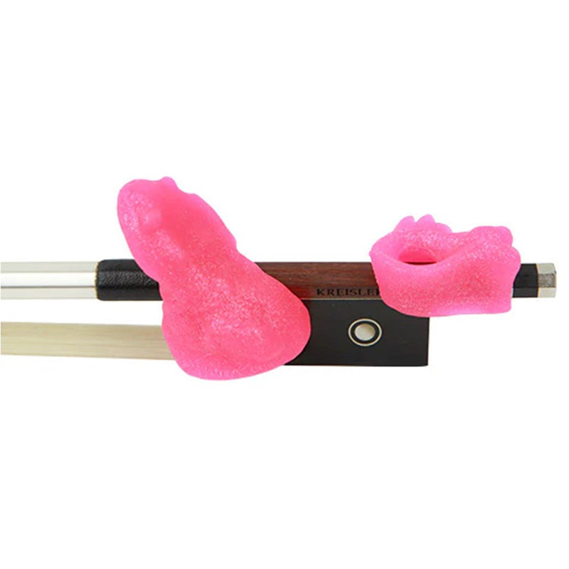 Things 4 Strings Bow Hold Buddies (Fish and Frog) - Sparkly Pink