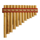 Schwartz Bamboo Straight Panpipe / Panflute, 12-Note - Key of C (A1-E3)