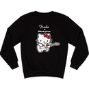 Fender x Hello Kitty Logo Sweatshirt, Black - ALL SIZES
