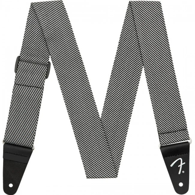 Fender Modern Tweed Strap - White/Black