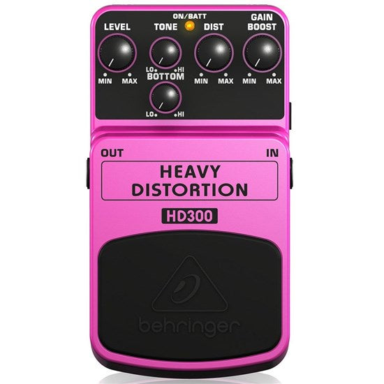 Behringer HD300 Heavy Metal Distortion Effects Pedal