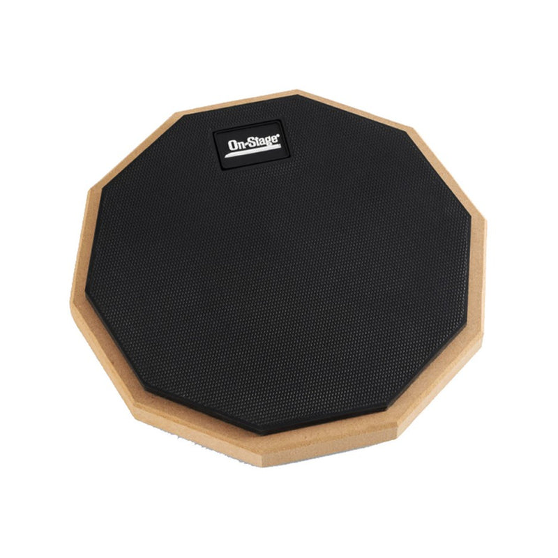 On Stage 8" Hexagonal Drum Practice Pad - Grey