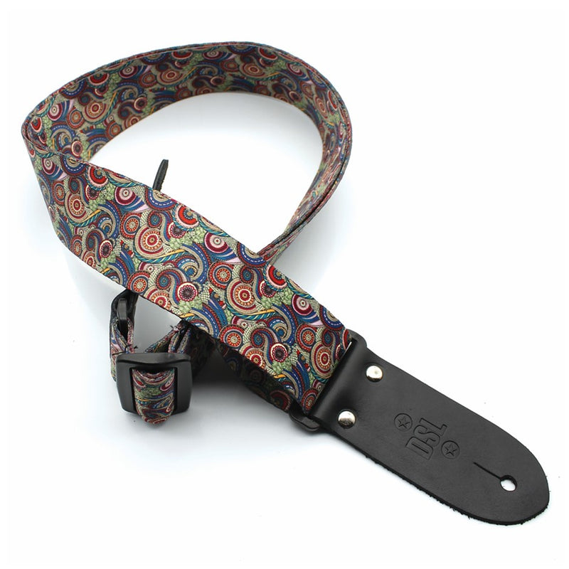 DSL DP Series Guitar Strap - Pais Mix