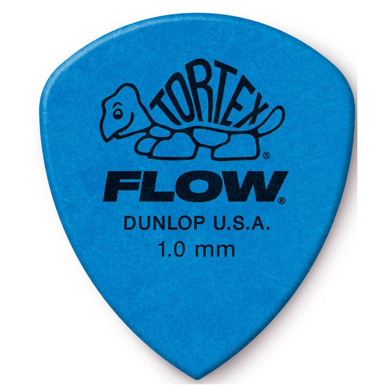Dunlop Tortex Flow 1.0mm Guitar Pick Player Pack - 12 Picks