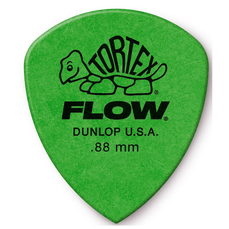 Dunlop Tortex Flow 0.88mm Guitar Pick Player Pack - 12 Picks