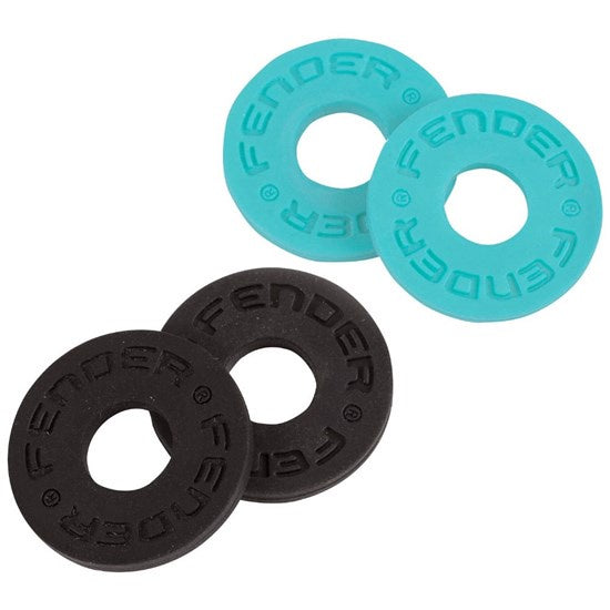 Fender Strap Blocks, 4-Pack - Daphne Blue & Black