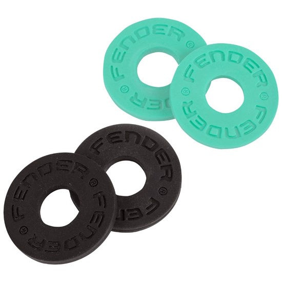 Fender Strap Blocks, 4-Pack - Surf Green & Black