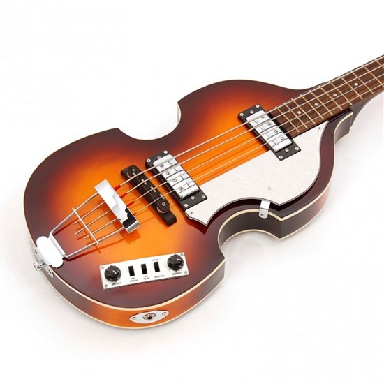 Hofner Ignition Series Violin Bass Guitar w/ Hard Case - Sunburst