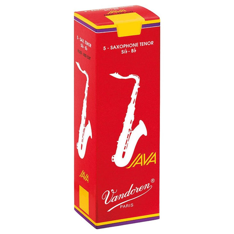 Vandoren Tenor Sax Reeds JAVA RED - Box of 5 (ALL STRENTHS)