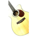 Cort L500E OP Cutaway OM Shaped Solid Top Acoustic Electric Guitar w/ Gig Bag