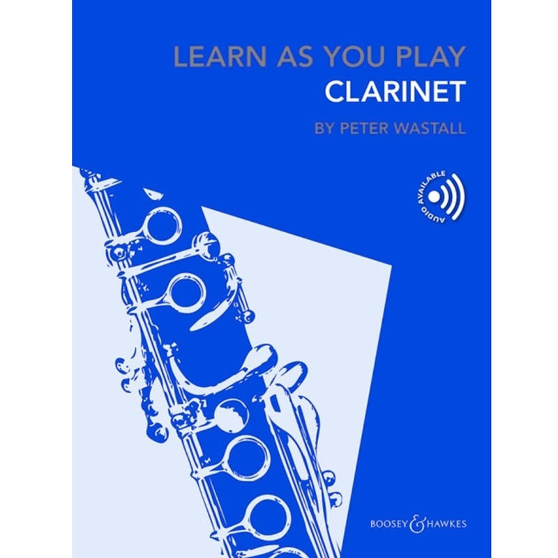 Learn As You Play Clarinet Book w/ Online Audio