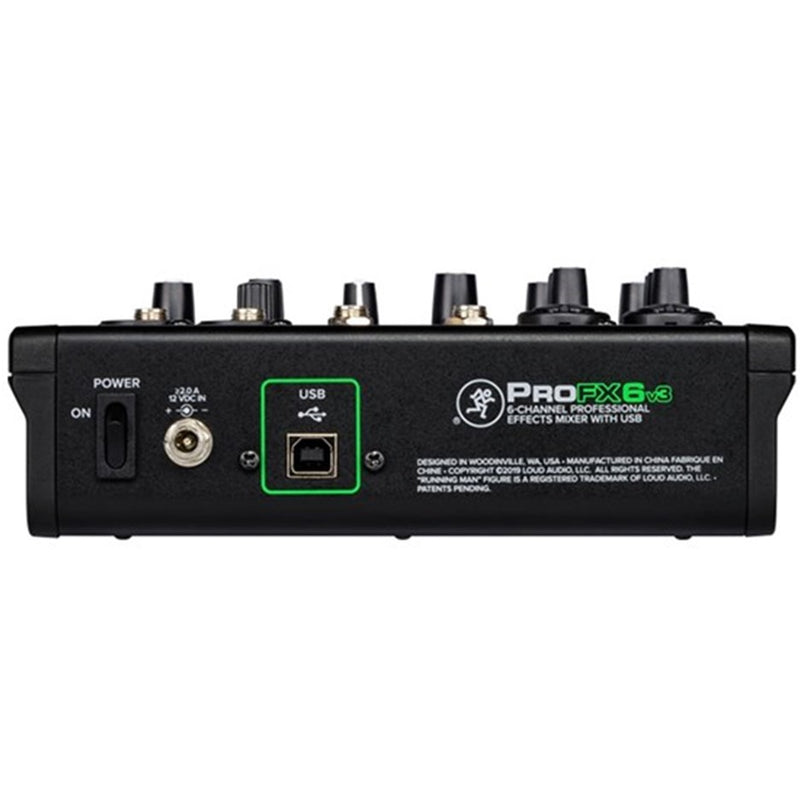 Mackie PROFX6V3 6 Channel Pro FX Mixer w/ USB