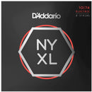 D'Addario NYXL1074 Nickel Wound 8 String Electric Guitar Strings Light Top Heavy Bottom 10-74 Gauge