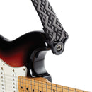 D'Addario Auto Lock Padded Guitar Strap - Black Geometric Pattern