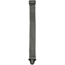 D'Addario Auto Lock Nylon Guitar Strap - Metal Grey